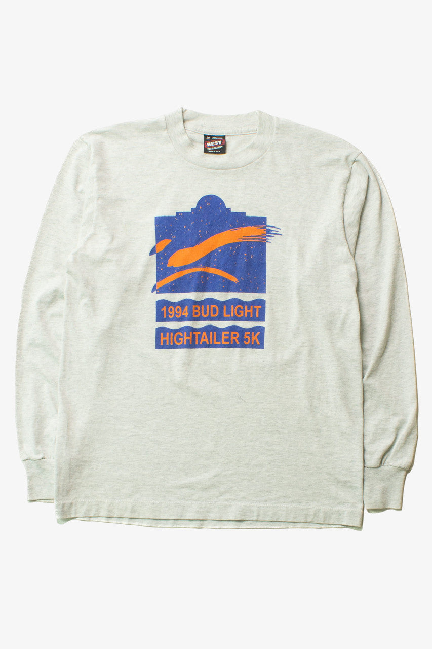 Vintage Bud Light Hightailer 5K Long Sleeve T-Shirt (1994)