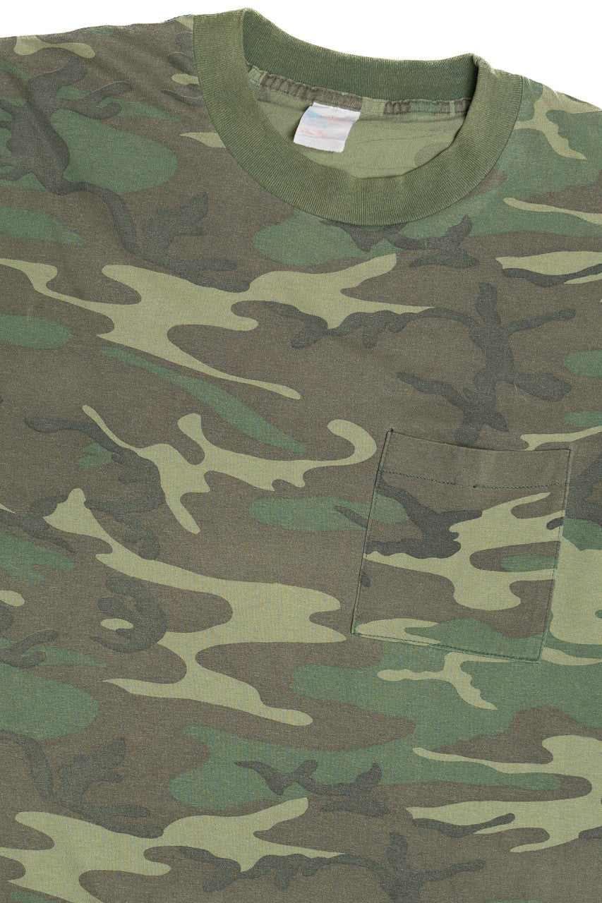 Vintage Camo Single Stitch T-Shirt (1980s)