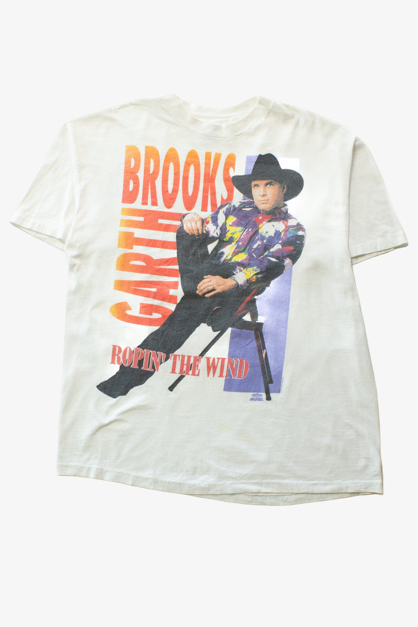 Vintage Garth Brooks Ropin' The Wind T-Shirt (1991)