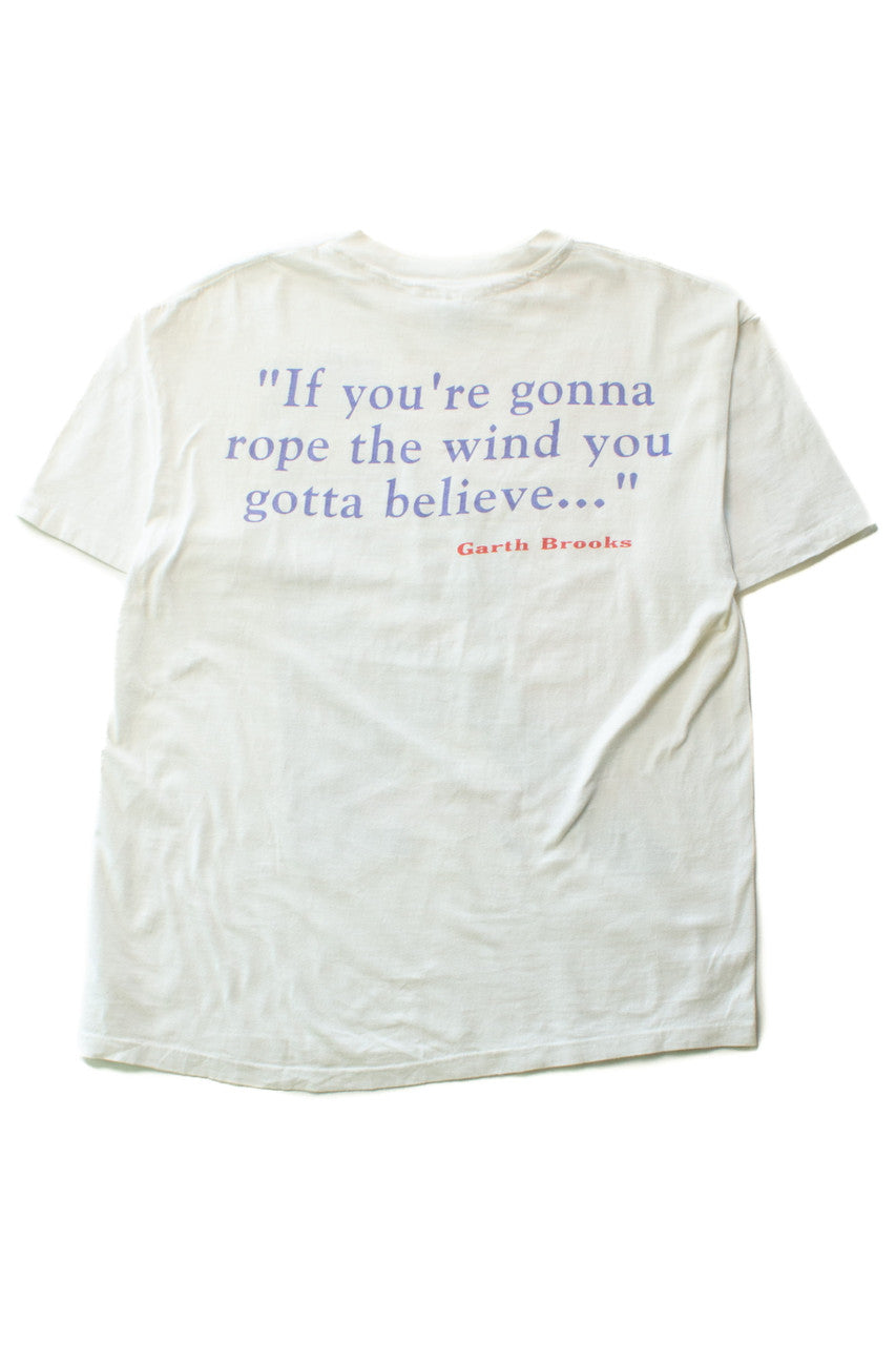 Vintage Garth Brooks Ropin' The Wind T-Shirt (1991)