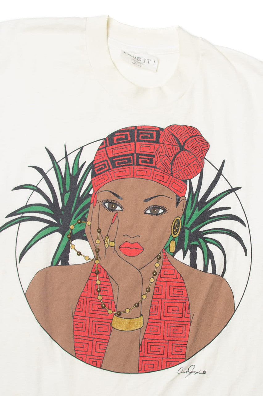 Vintage Face It! Bejeweled T-Shirt