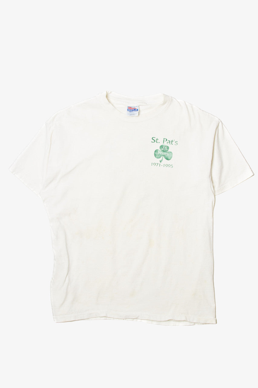 Vintage Hanes "St. Pat's 25 Years Stew Mckinney" T-Shirt (1990s)