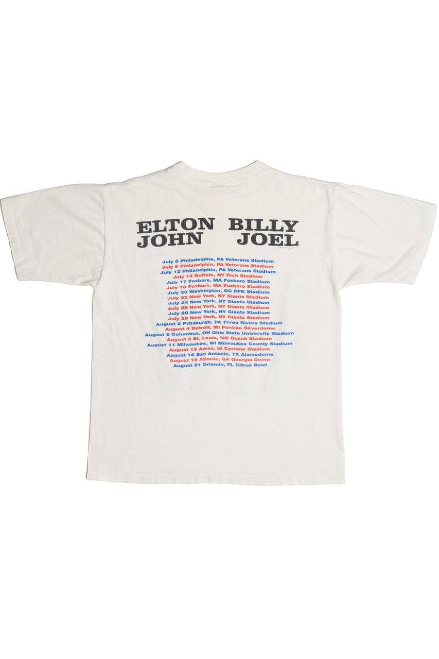 Vintage Elton John Billy Joel 1995 Tour T-Shirt (1990s)