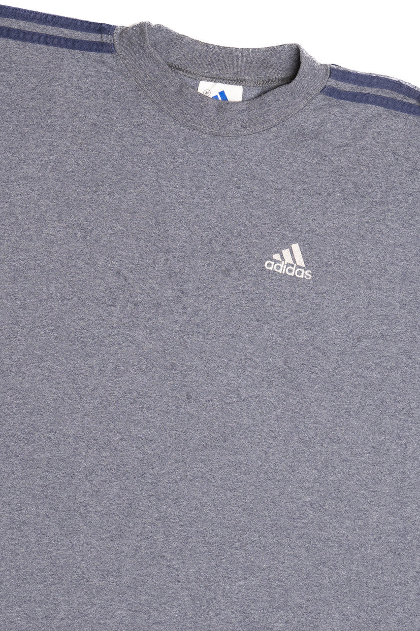 Vintage Adidas Striped Sleeve T-Shirt (2000s) 12001