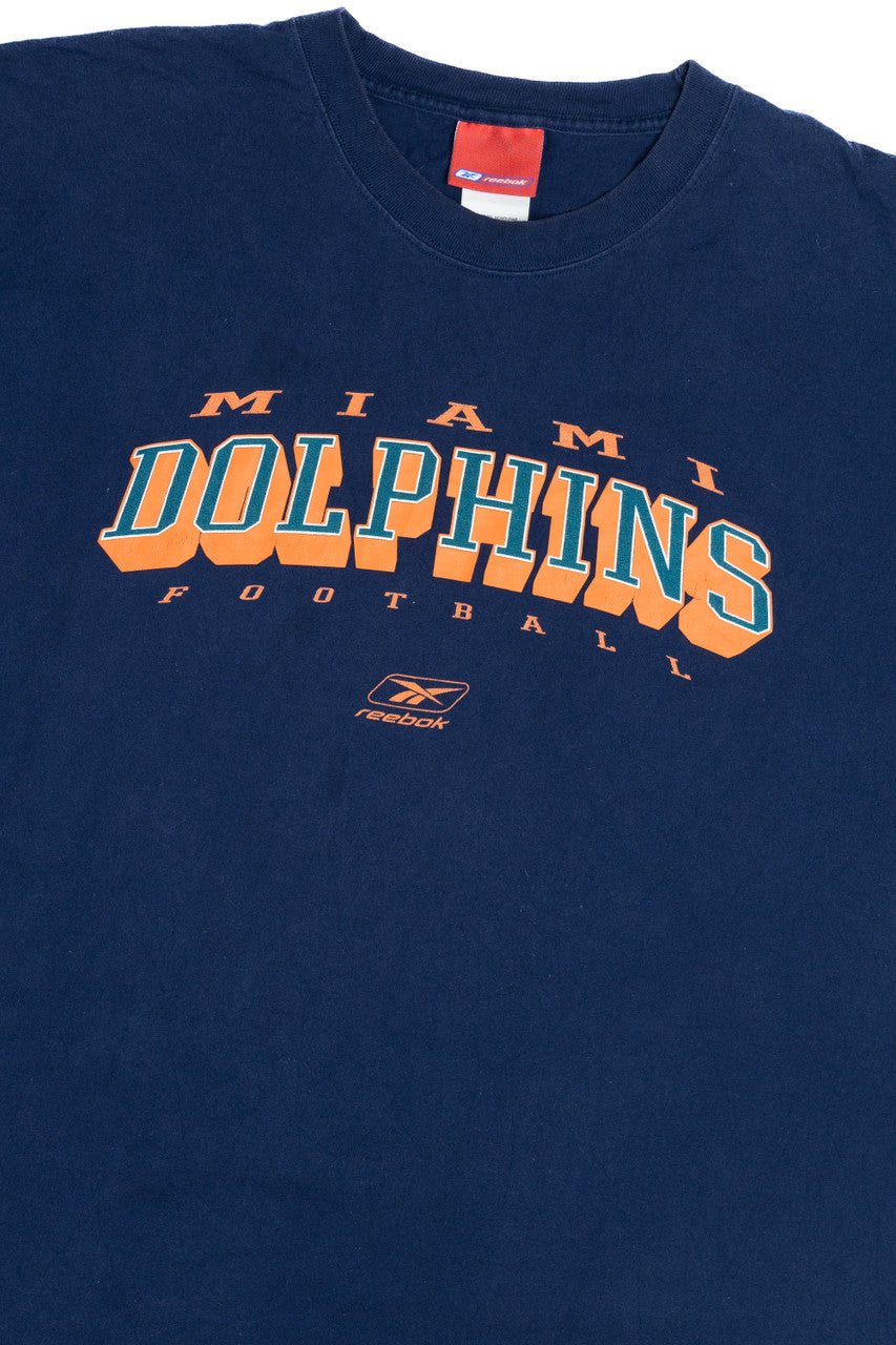 Vintage "Miami Dolphins Football" Reebok T-Shirt (2000s)