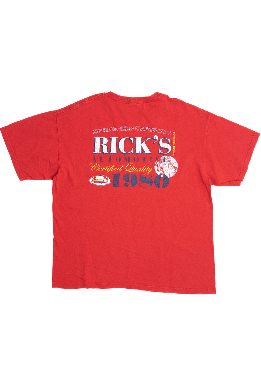 Vintage "Rick's Springfield Automotive" Cardinals T-Shirt (1990s)