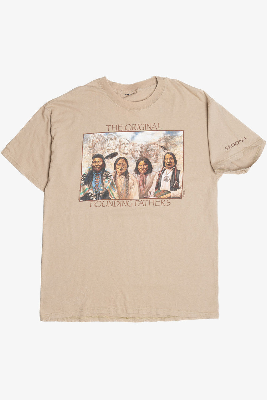 Vintage "The Original Founding Fathers" Native T-Shirt (1990s)