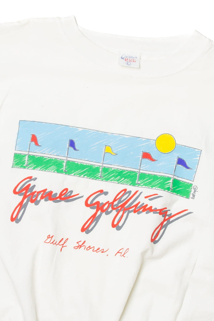 Vintage "Gone Golfing" Quitman T-Shirt (1980s)