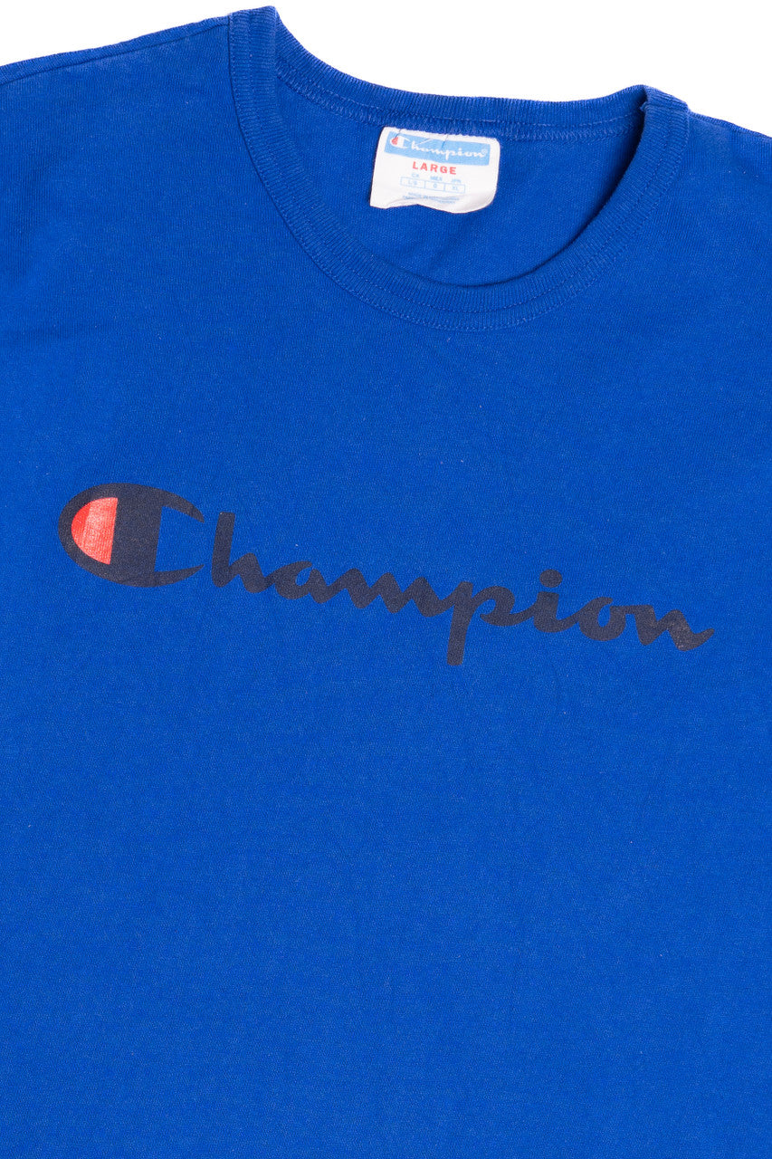 Vintage Champion Logo Heavyweight T-Shirt (2000s) 12094