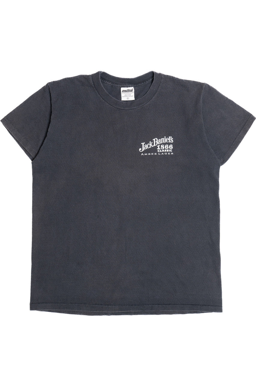 Vintage Distressed Jack Daniel's Amber Lager Brewery T-Shirt (1990s)