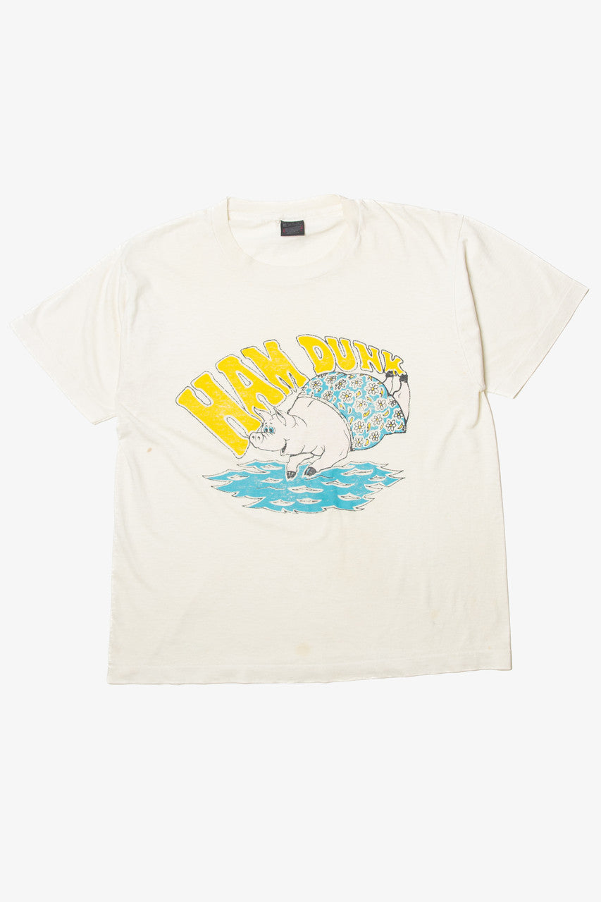 Vintage " Ham Dunk" Screen Stars T-Shirt (1980s)