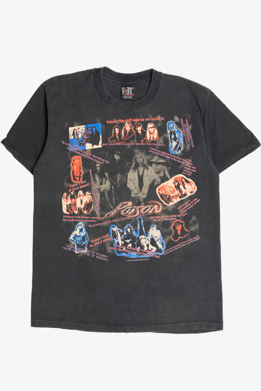Vintage 1993 Poison Native Tongue World Tour T-Shirt (1990s)