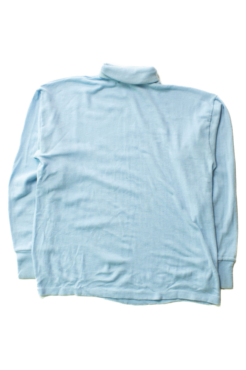 Vintage Baby Blue Turtleneck (1980s)