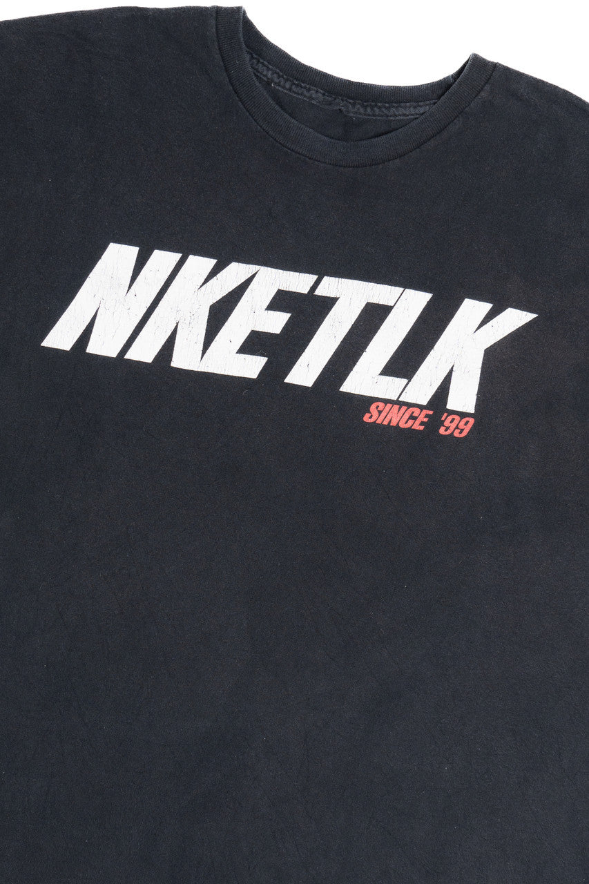 Vintage "NKE TLK Since '99" Nike Talk T-Shirt (2000s)