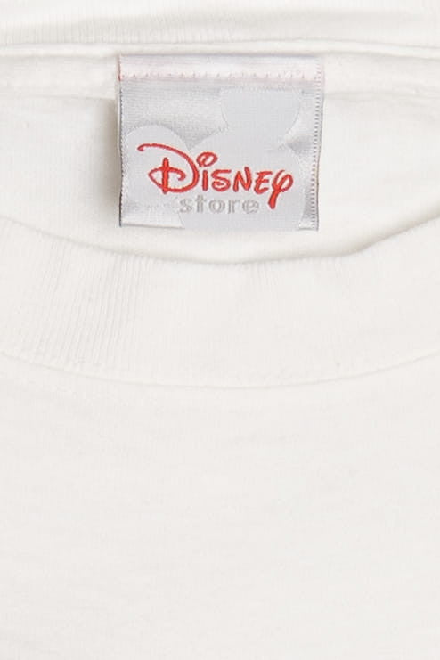 Vintage "Mickey" Mickey Mouse Embossed Print Disney Store T-Shirt (2000s)