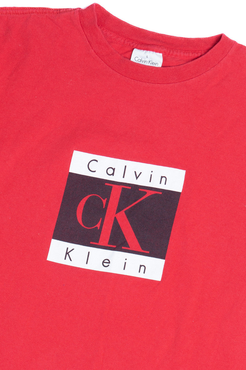 Recycled Calvin Klein CK Logo T-Shirt