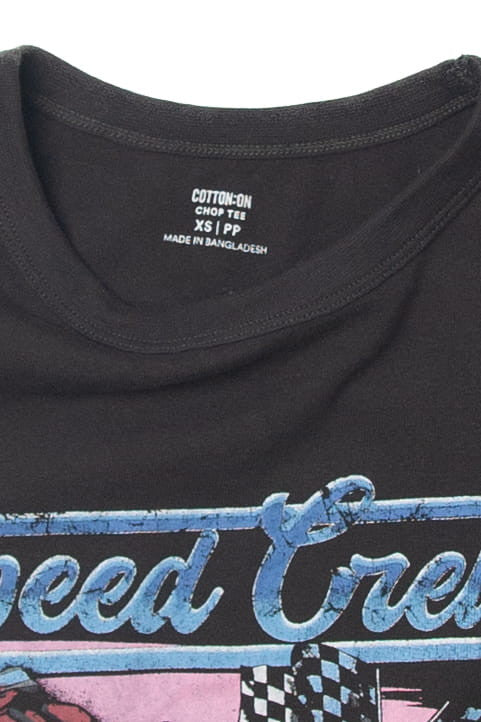 Speed Crew 1989 Crop Top T-Shirt