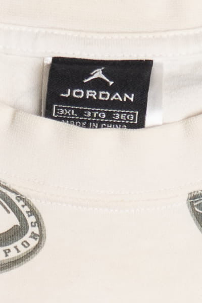 Vintage Michael Jordan NBA Championship Rings All Over Print Applique T-Shirt (2000s)