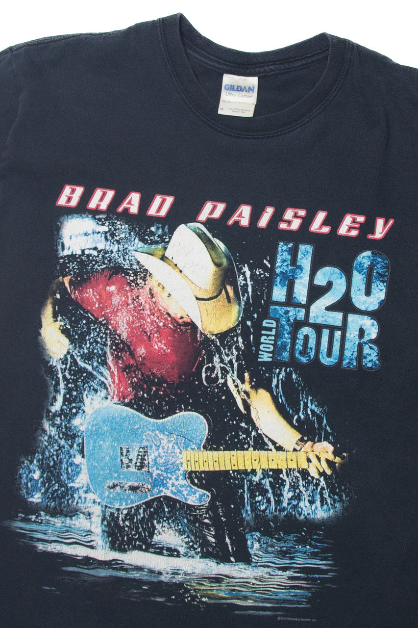 Brad Paisley "H20 World Tour" T-Shirt (2010s)
