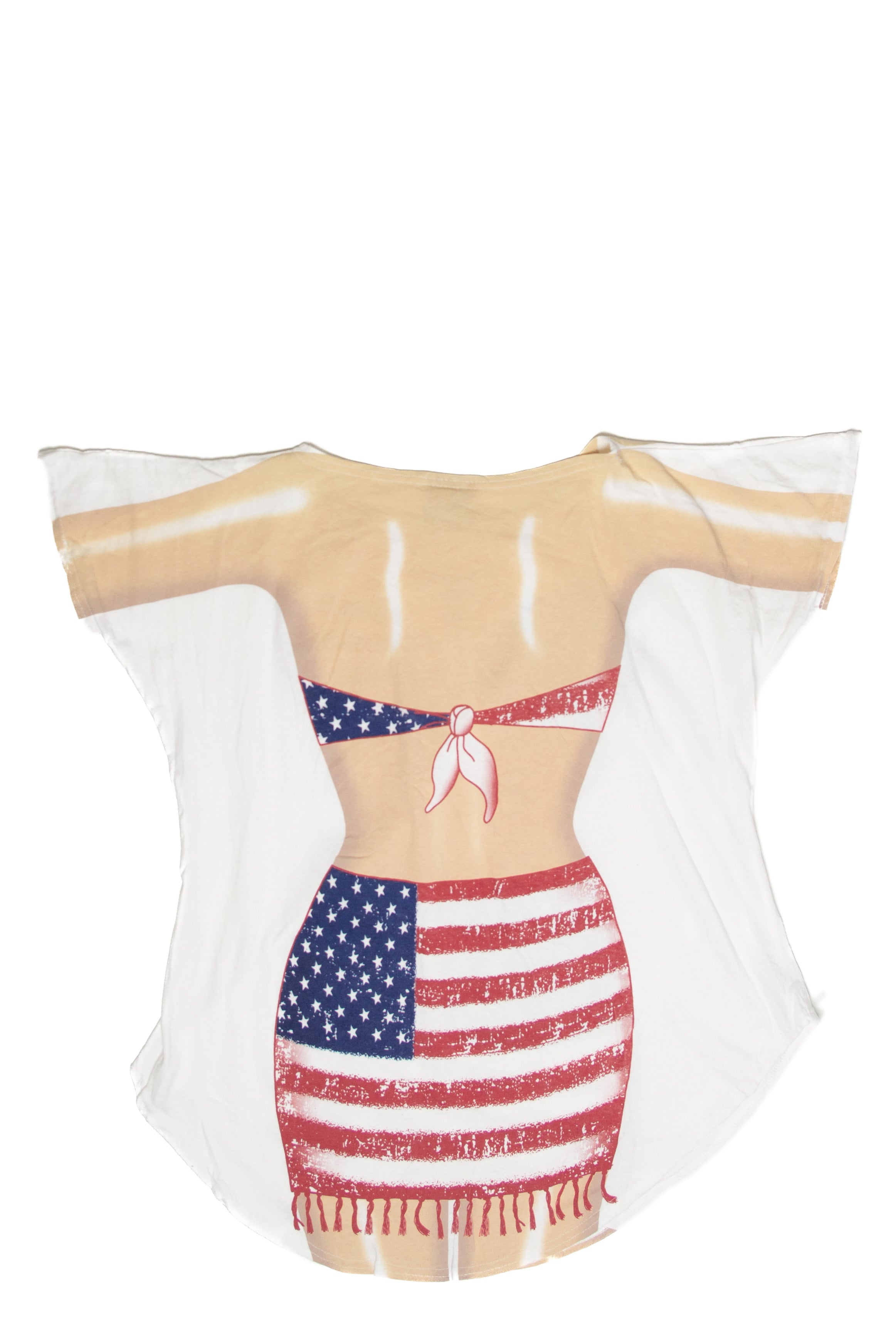 Fun 2 Wear Bikini Body American Flag T-Shirt