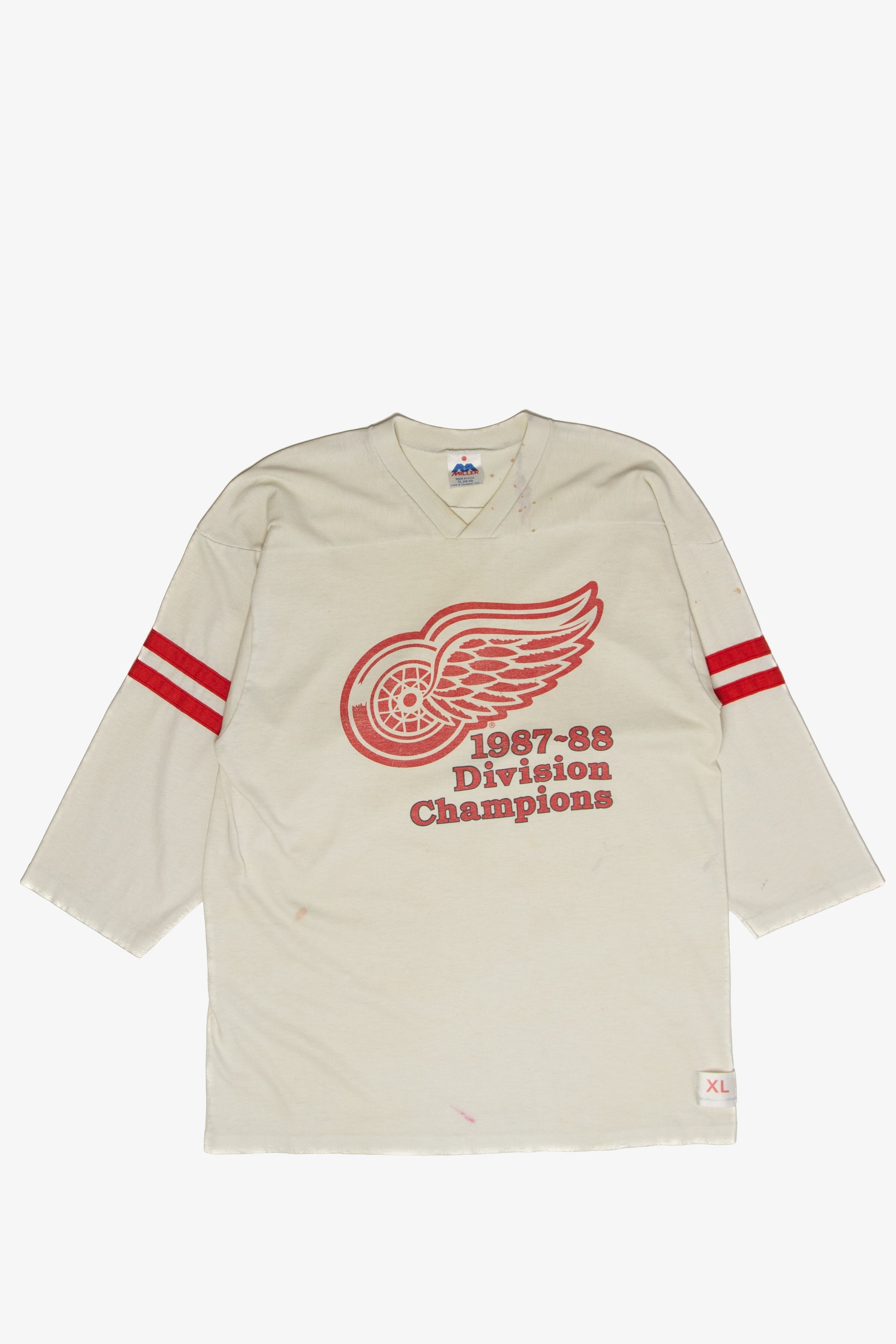 Vintage Detroit Red Wings Division Champions T-Shirt (1980s)
