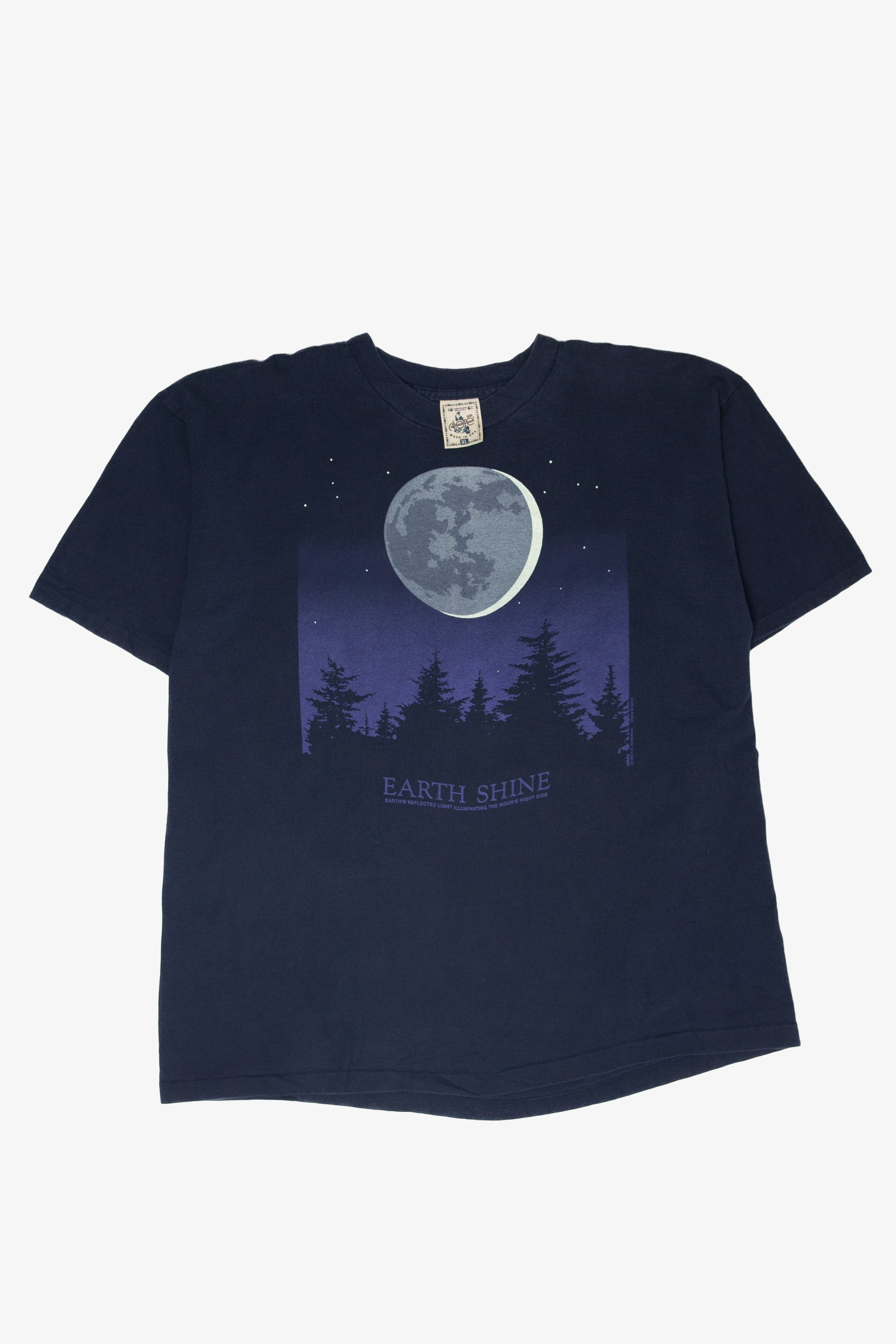 Vintage "Earth Shine" Night Sky Alore T-Shirt (1990s)