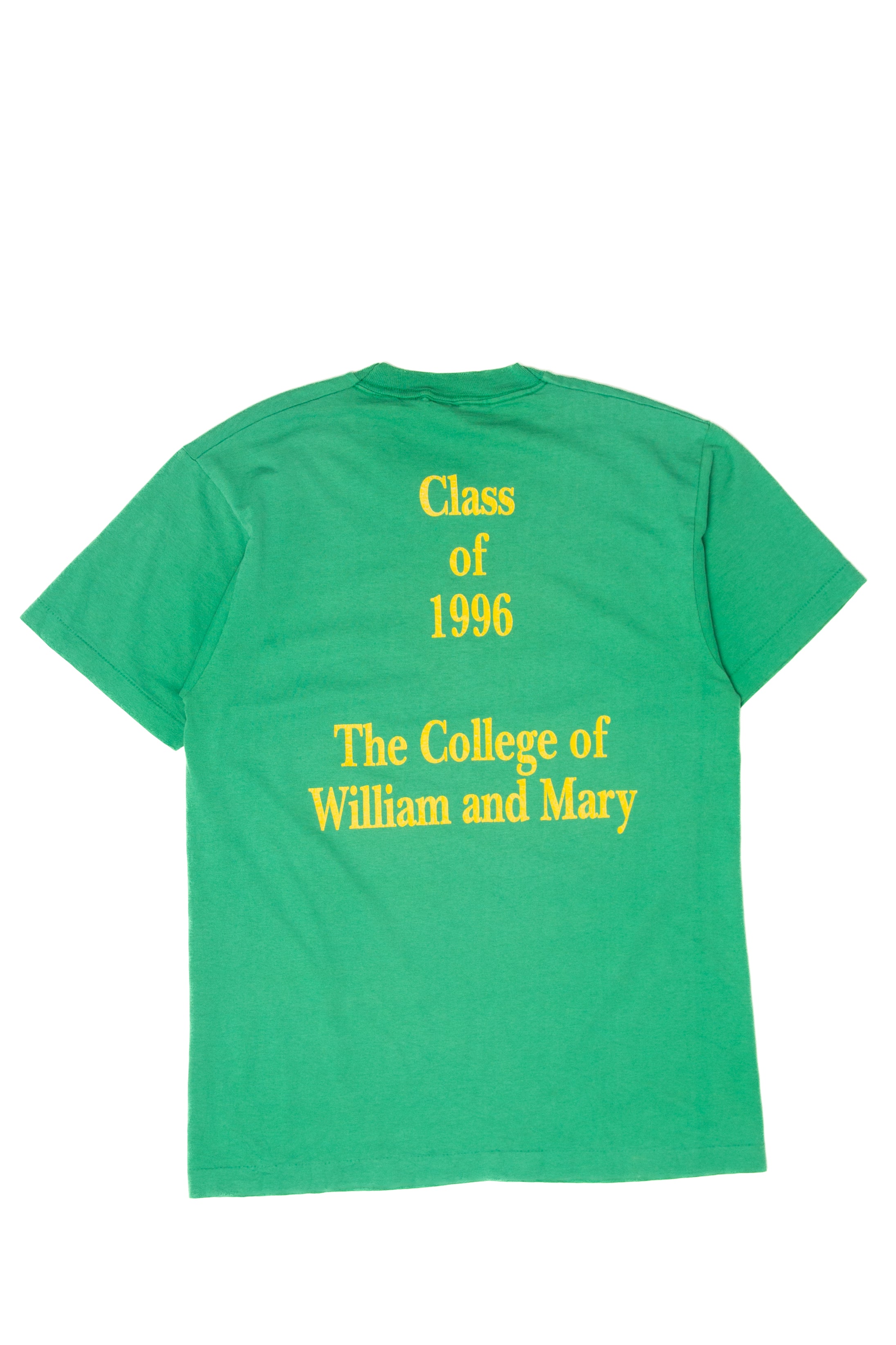 Vintage "College Of William And Mary Class Of 1996" T-Shirt (1990s)