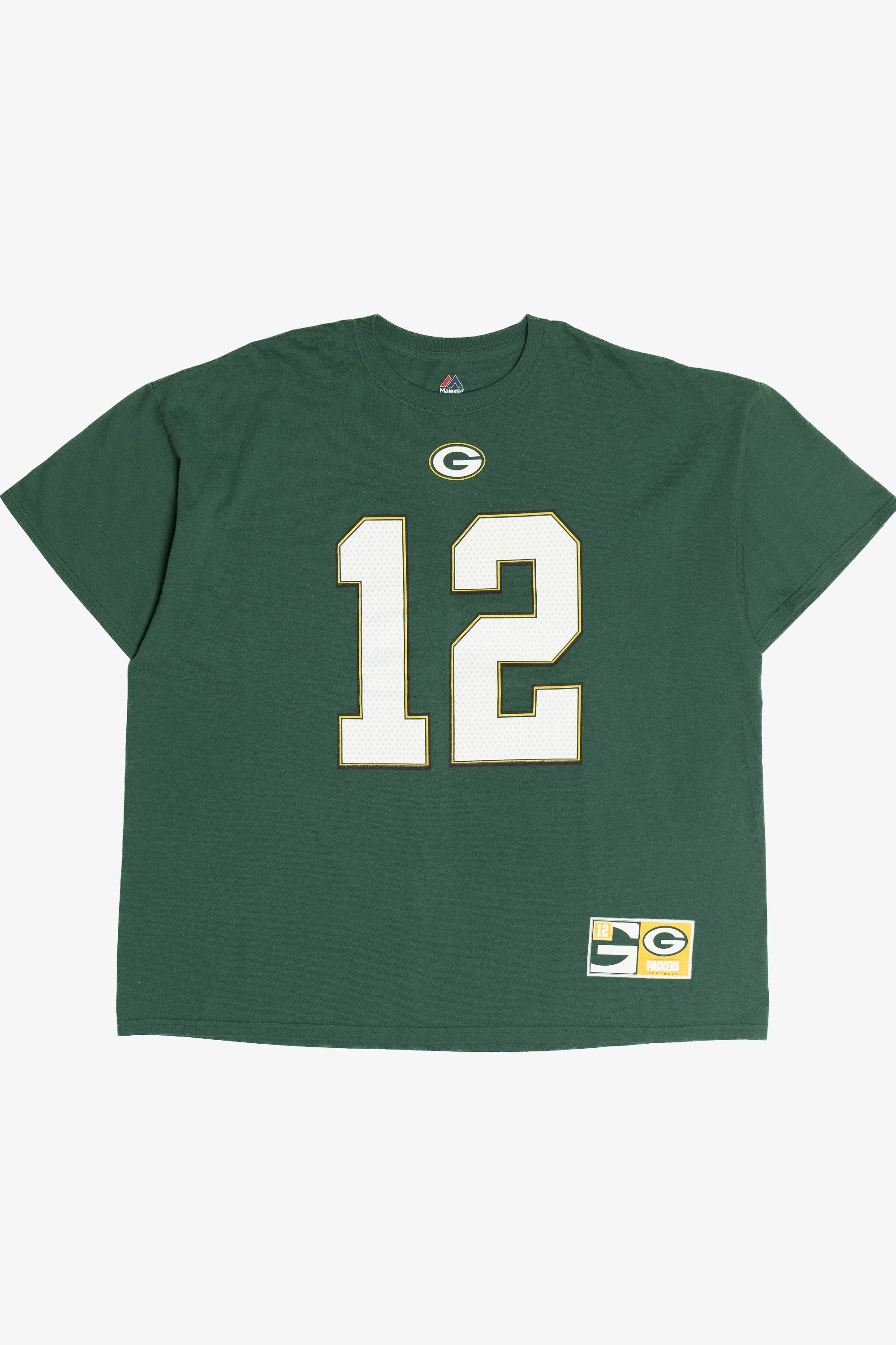 Green Bay Packers Aaron Rodgers 12 Majestic T-Shirt