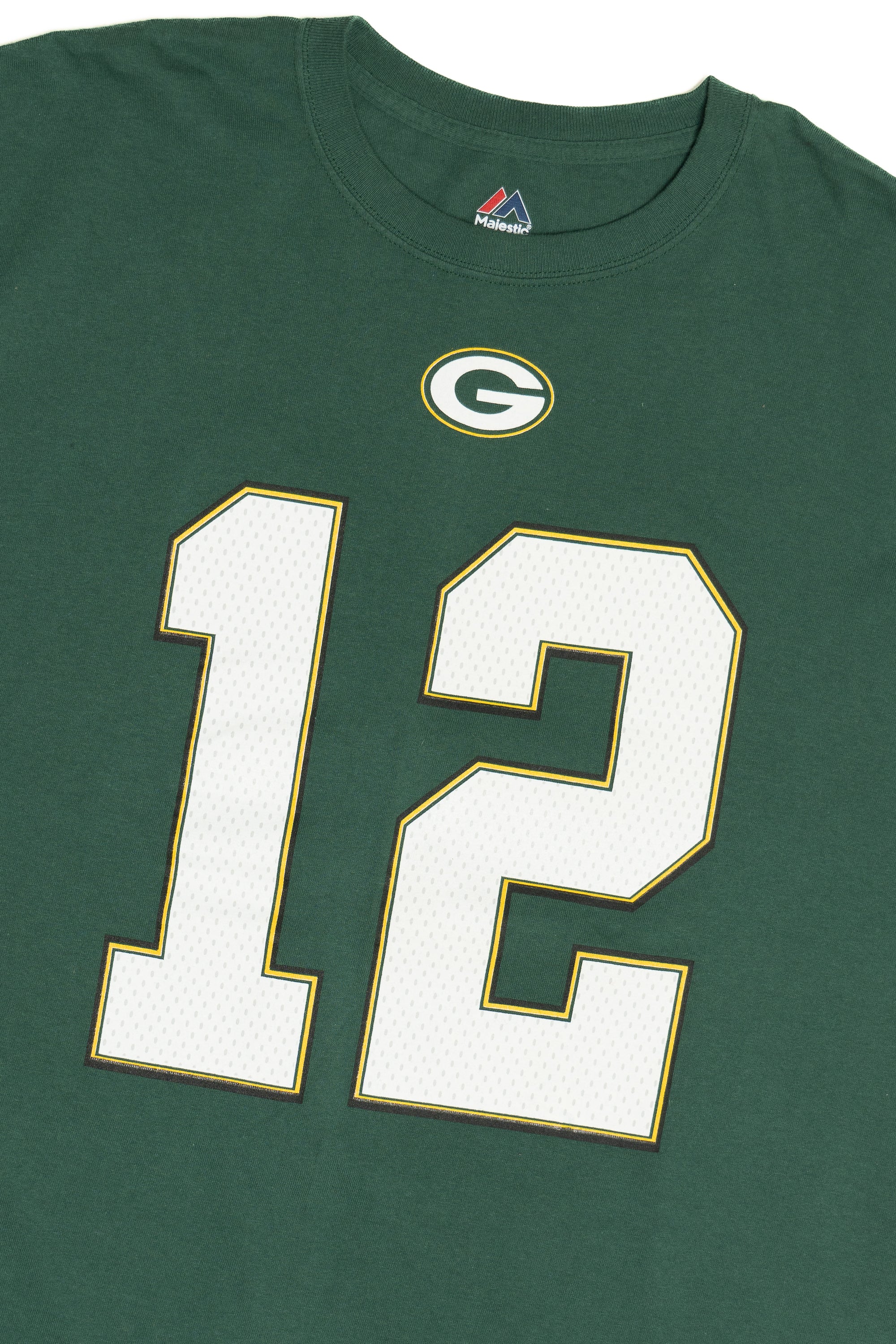 Green Bay Packers Aaron Rodgers 12 Majestic T-Shirt