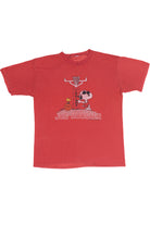 Vintage Distressed "Joe Hoosier" Snoopy Indiana University Paper Thin T-Shirt (1990s)