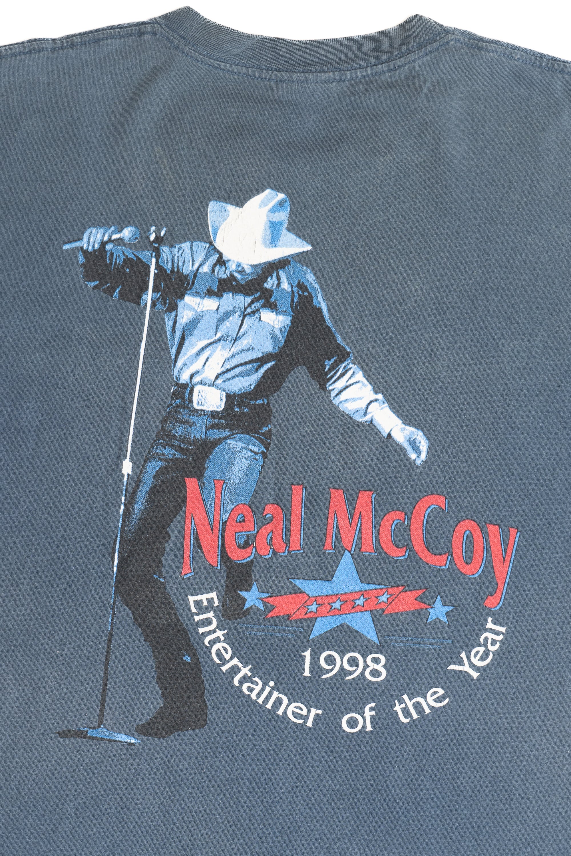 Vintage Neal McCoy "1998 Entertainer Of The Year" Country Music T-Shirt (1990s)