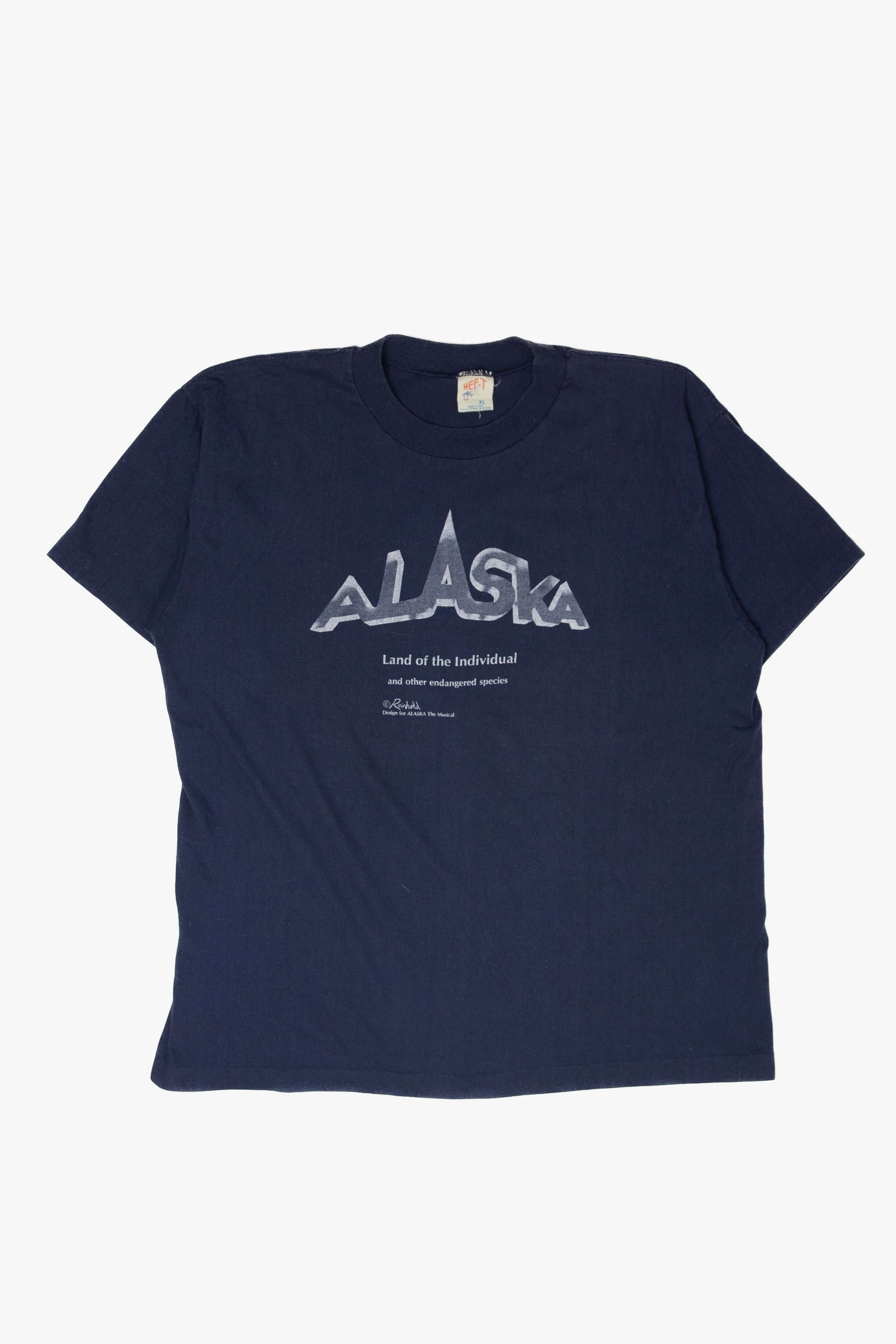 Vintage Alaska Land Of The Individual T-Shirt