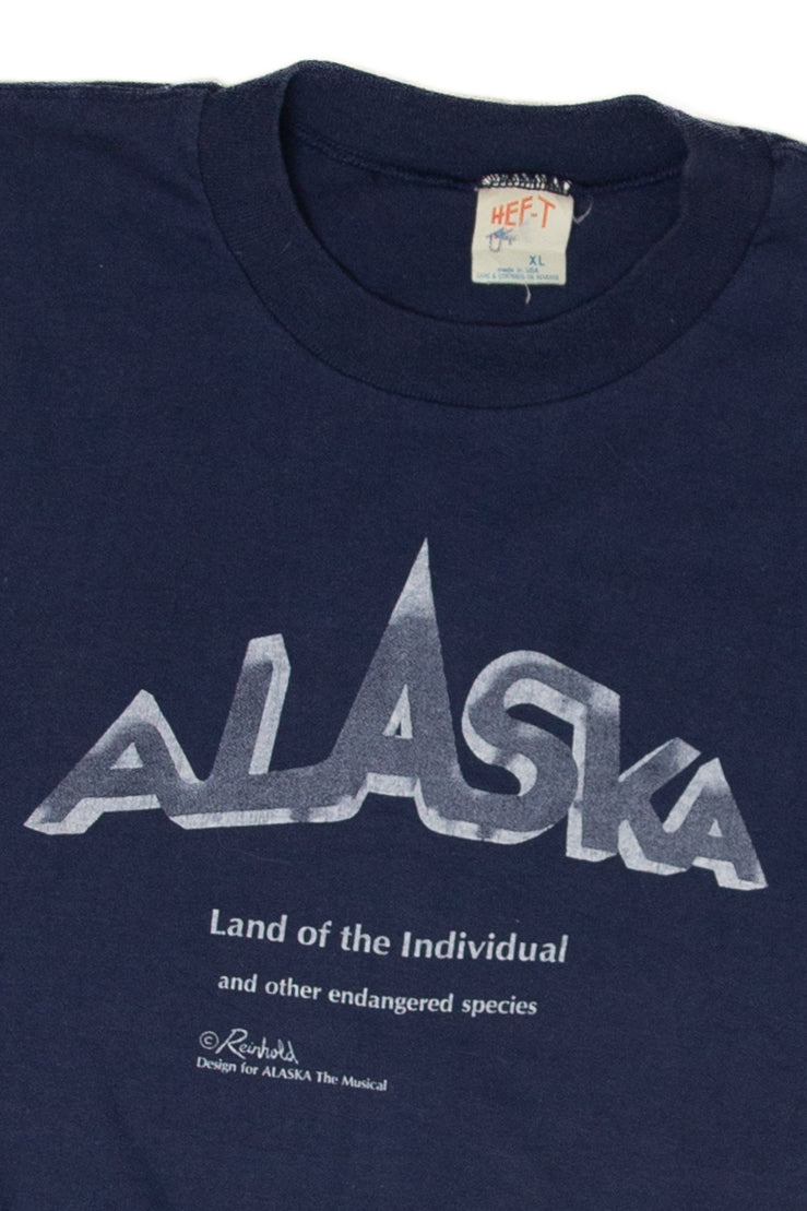 Vintage Alaska Land Of The Individual T-Shirt