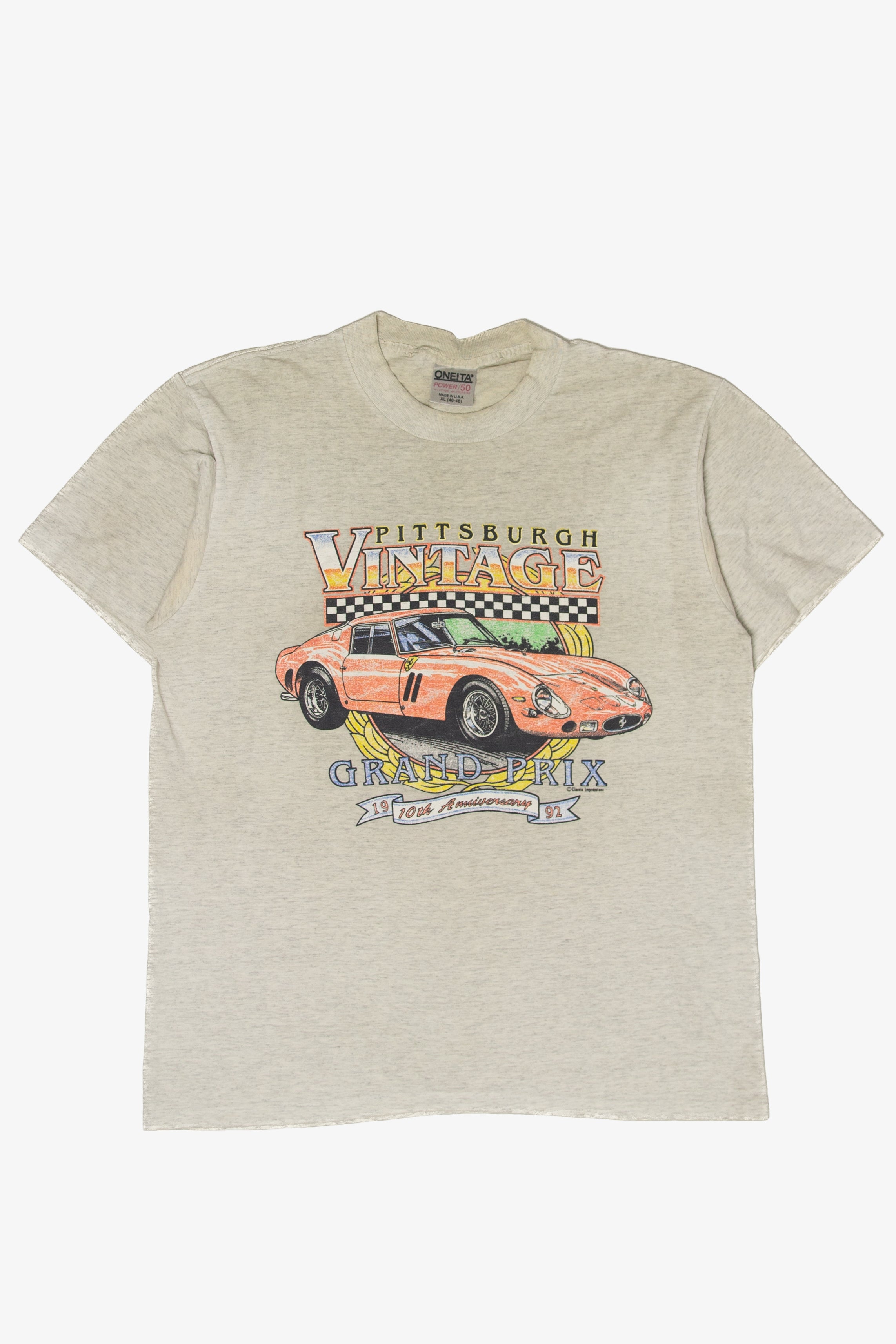 Vintage Pittsburg Grand Prix 1992 T-Shirt (1990s)