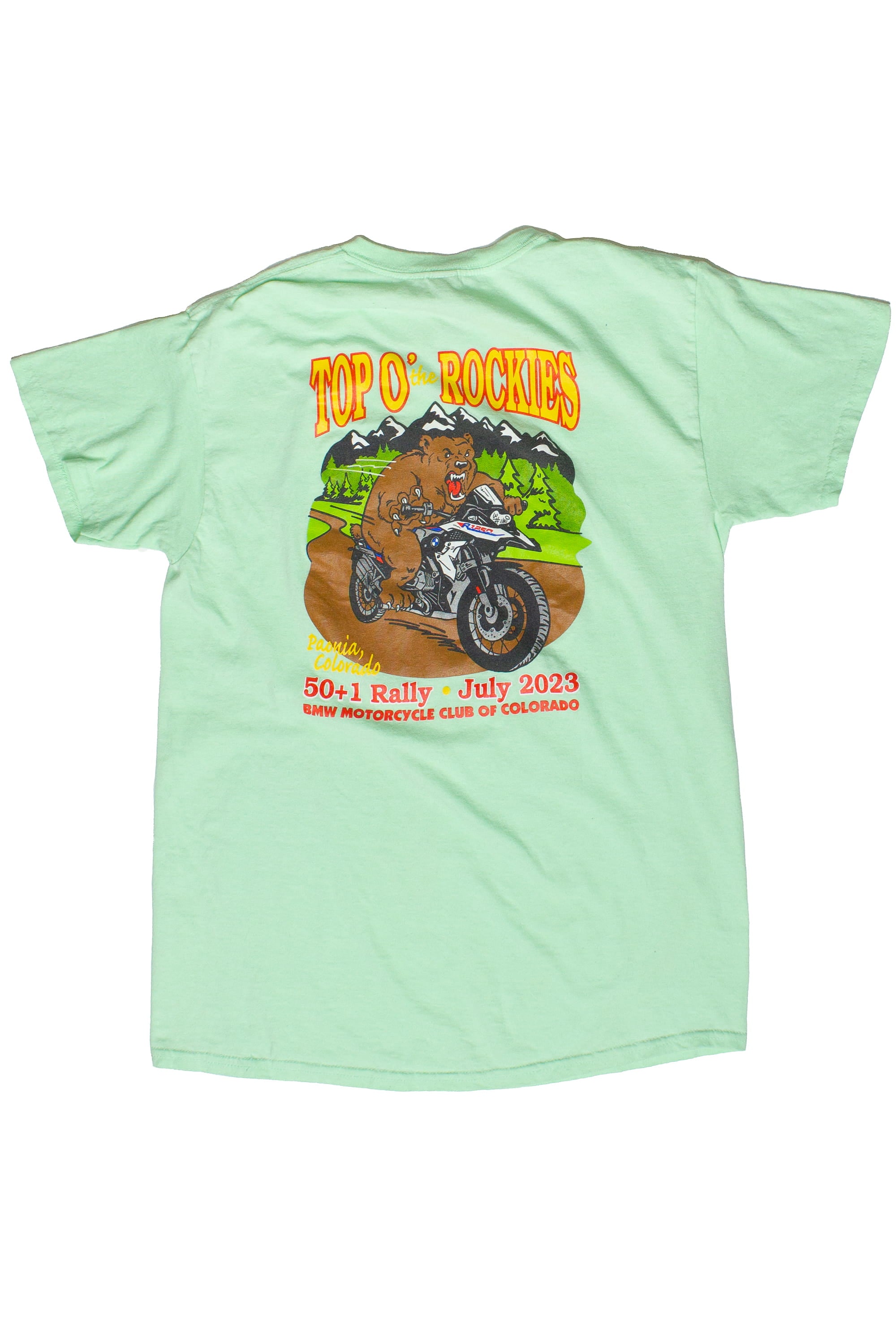 Top O' The Rockies Motorcycle Rally T-Shirt
