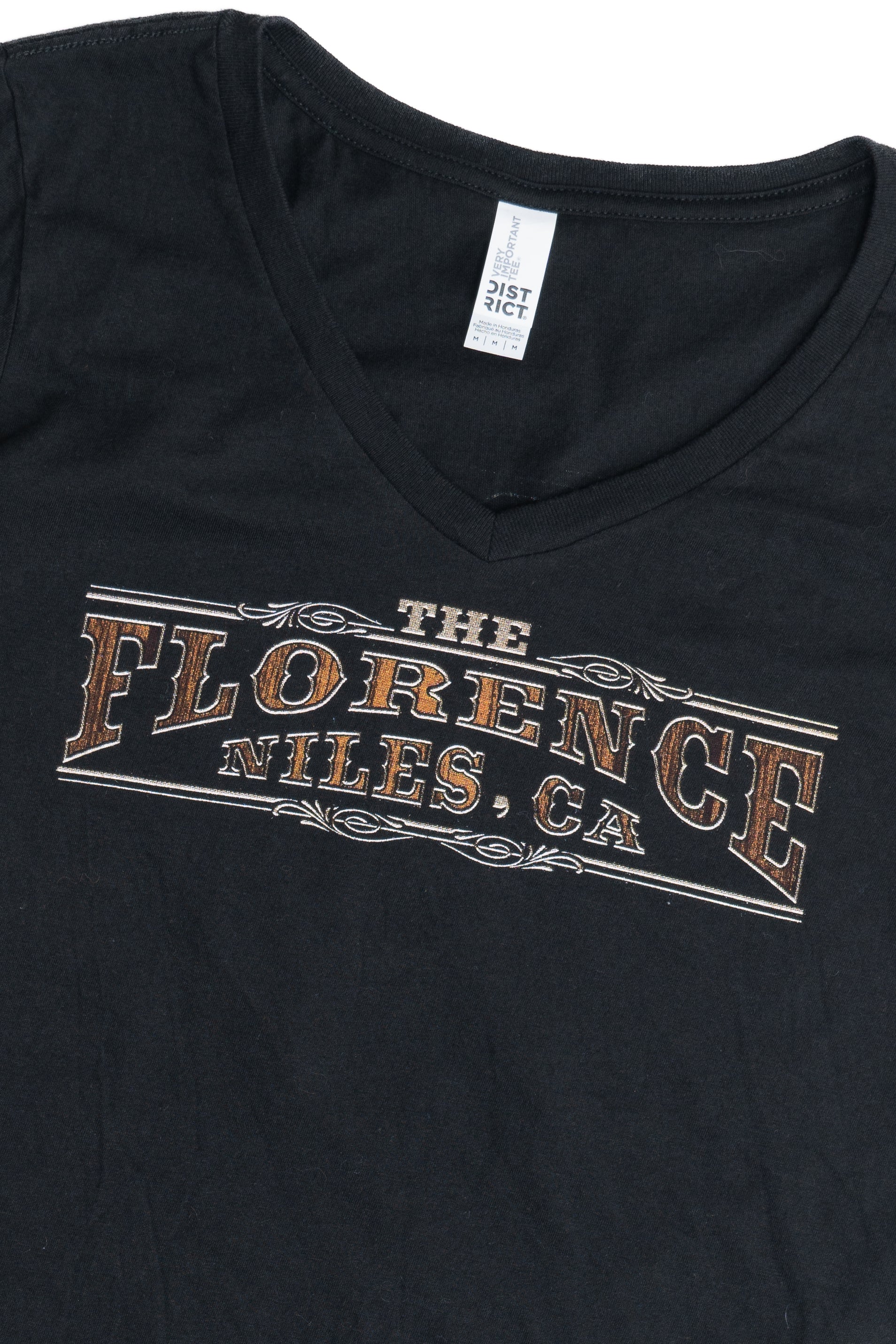 The Florence Bar Niles, CA Motorcycle Flames T-Shirt