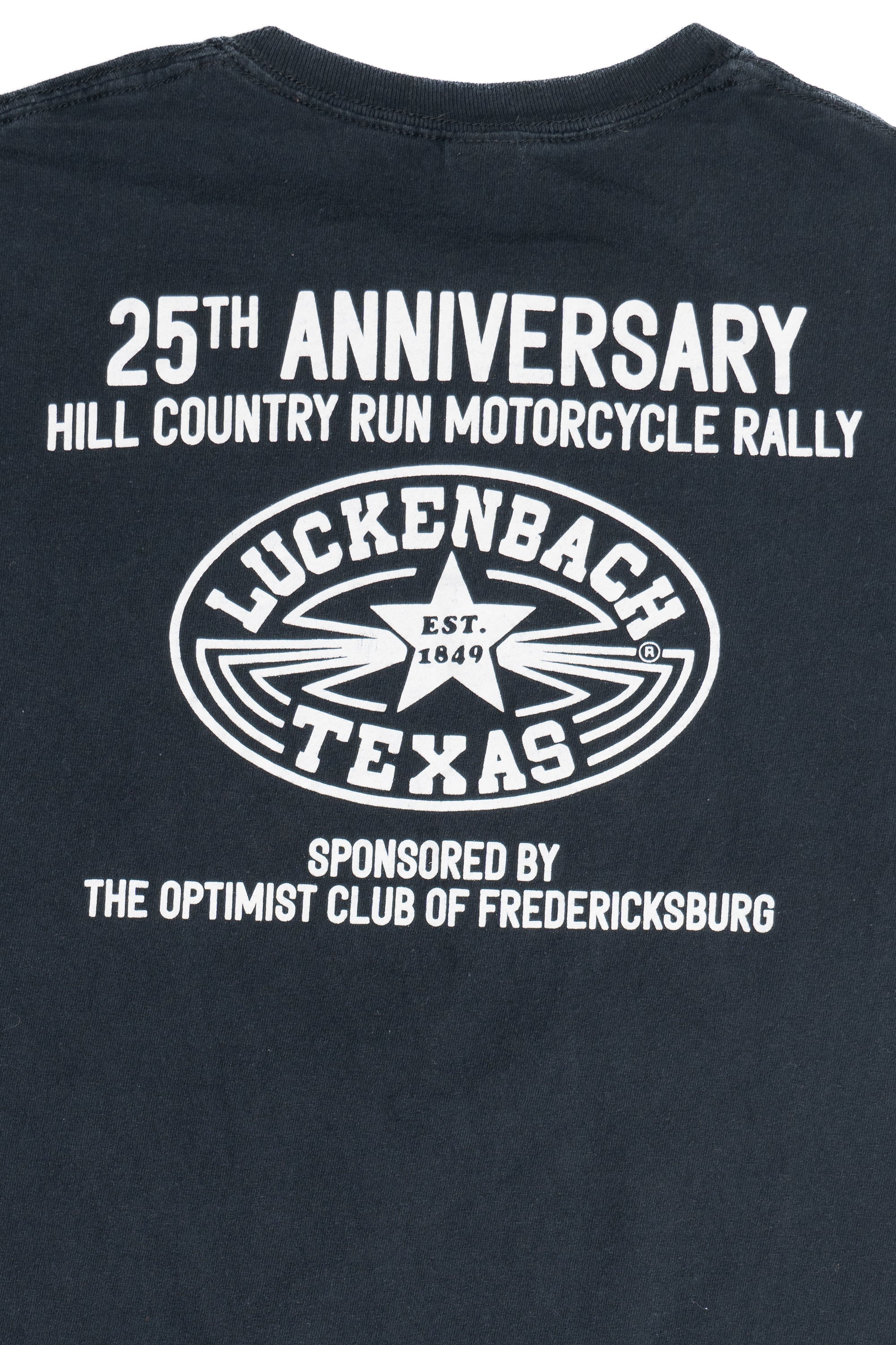 Hill Country Run Motorcycle Rally 25th Anniversary T-Shirt