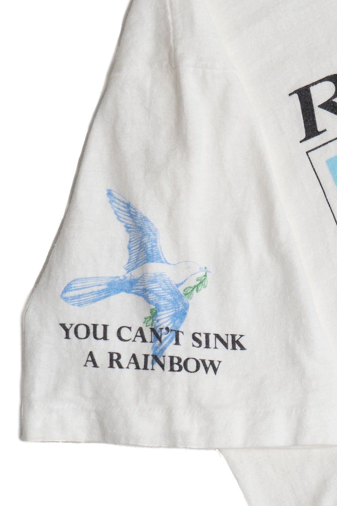 Vintage Greenpeace Rainbow Warrior T-Shirt (1990s)