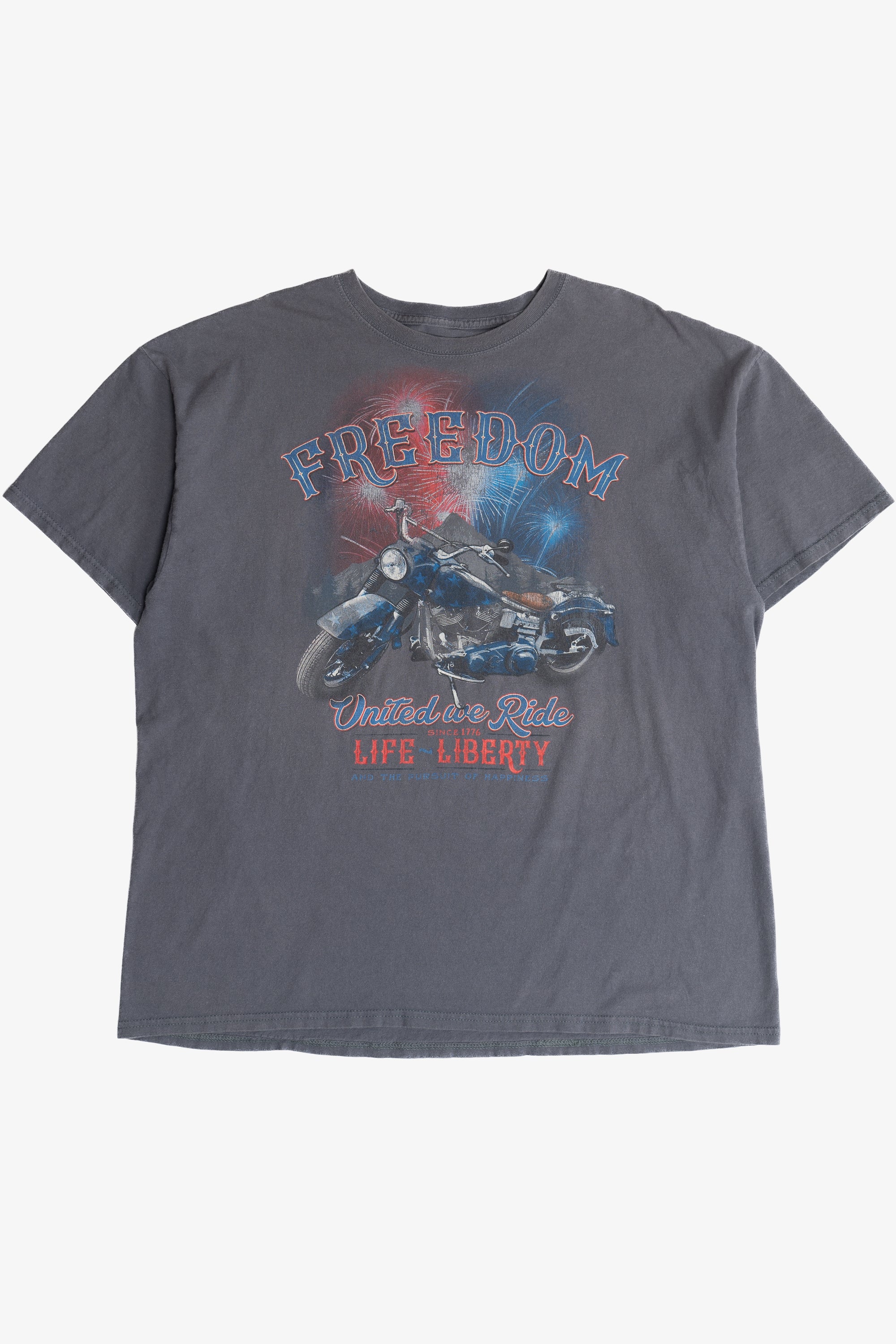 Freedom "United We Ride" Americana Motorcycle T-Shirt