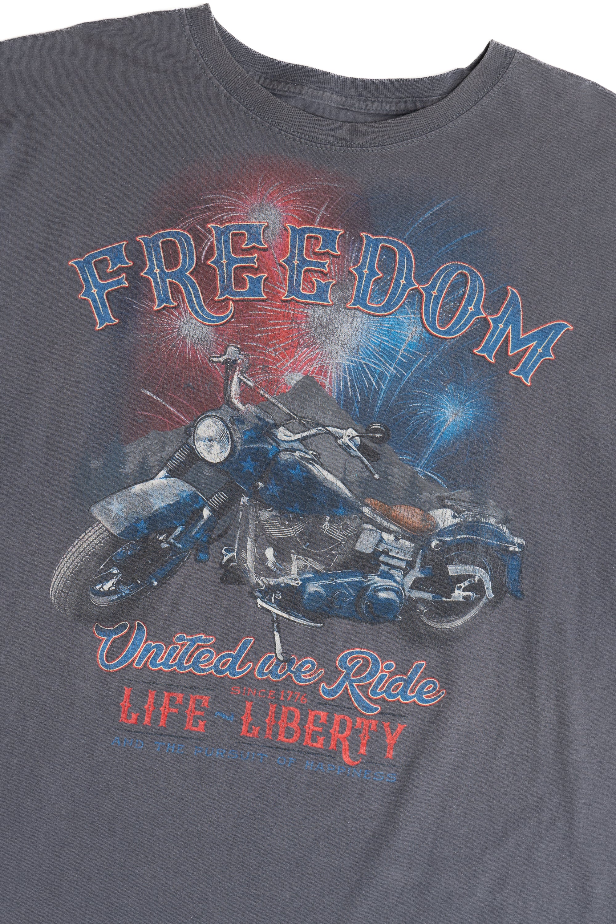 Freedom "United We Ride" Americana Motorcycle T-Shirt
