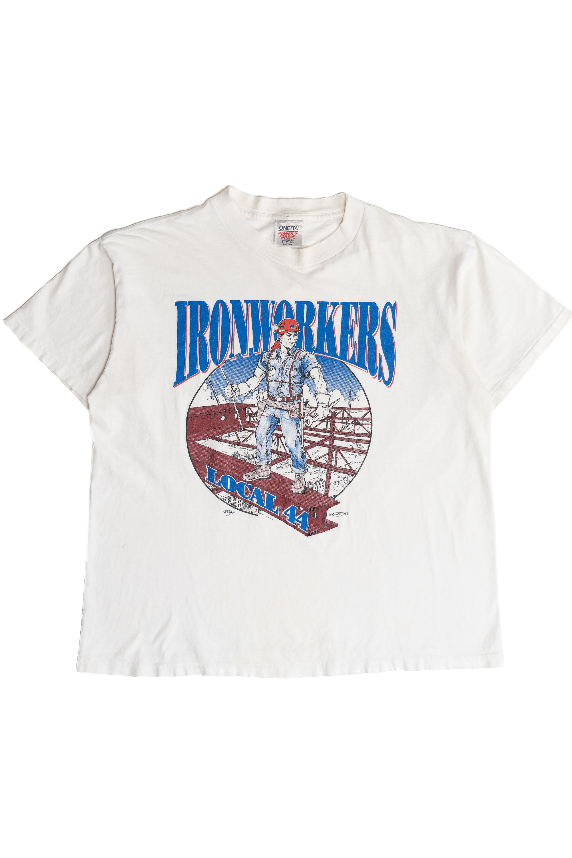 Vintage Ironworkers Union Local 44 T-Shirt (1990s)