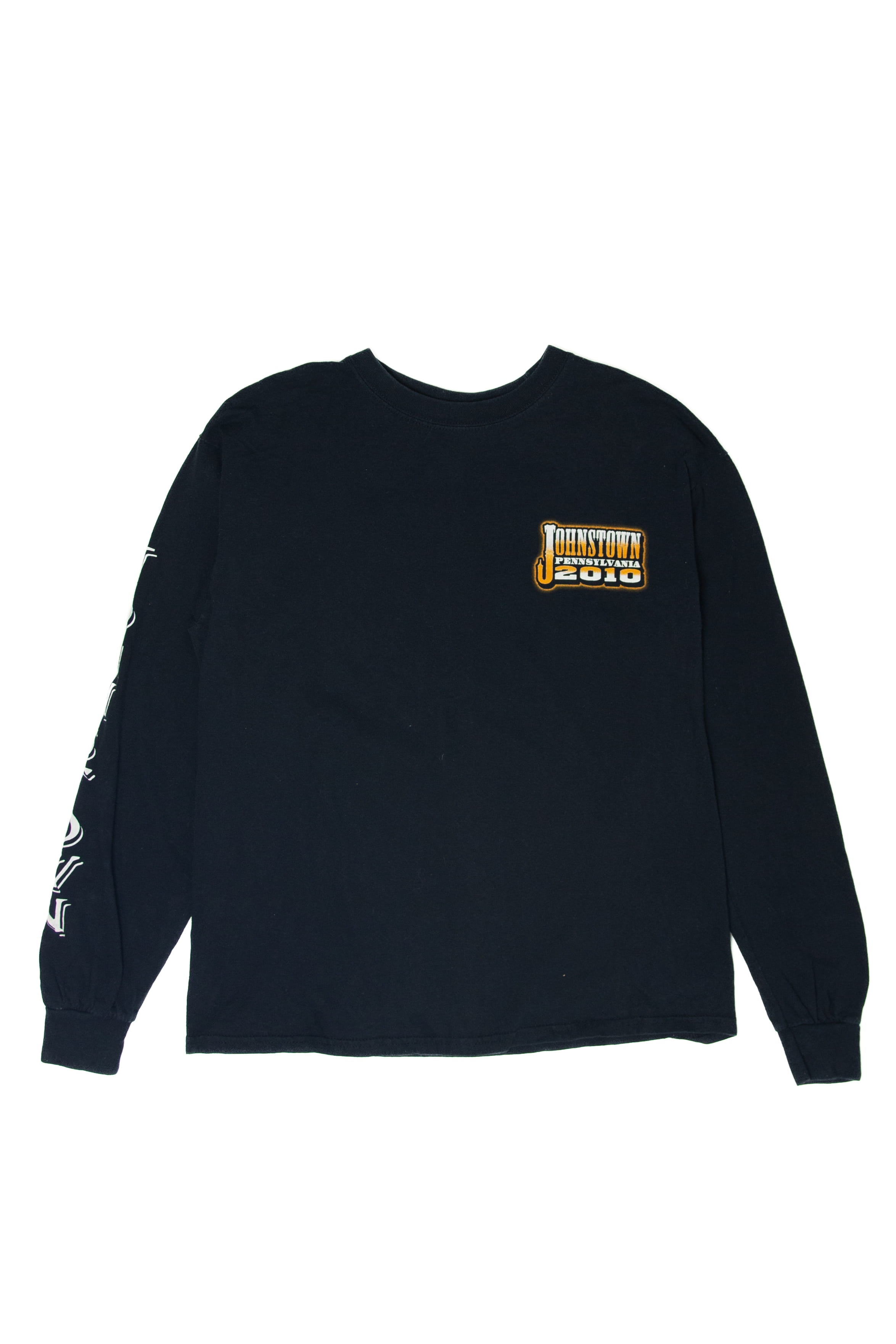 Jonstown Pennsylvania Motorcycle Long Sleeve T-Shirt (2010s)