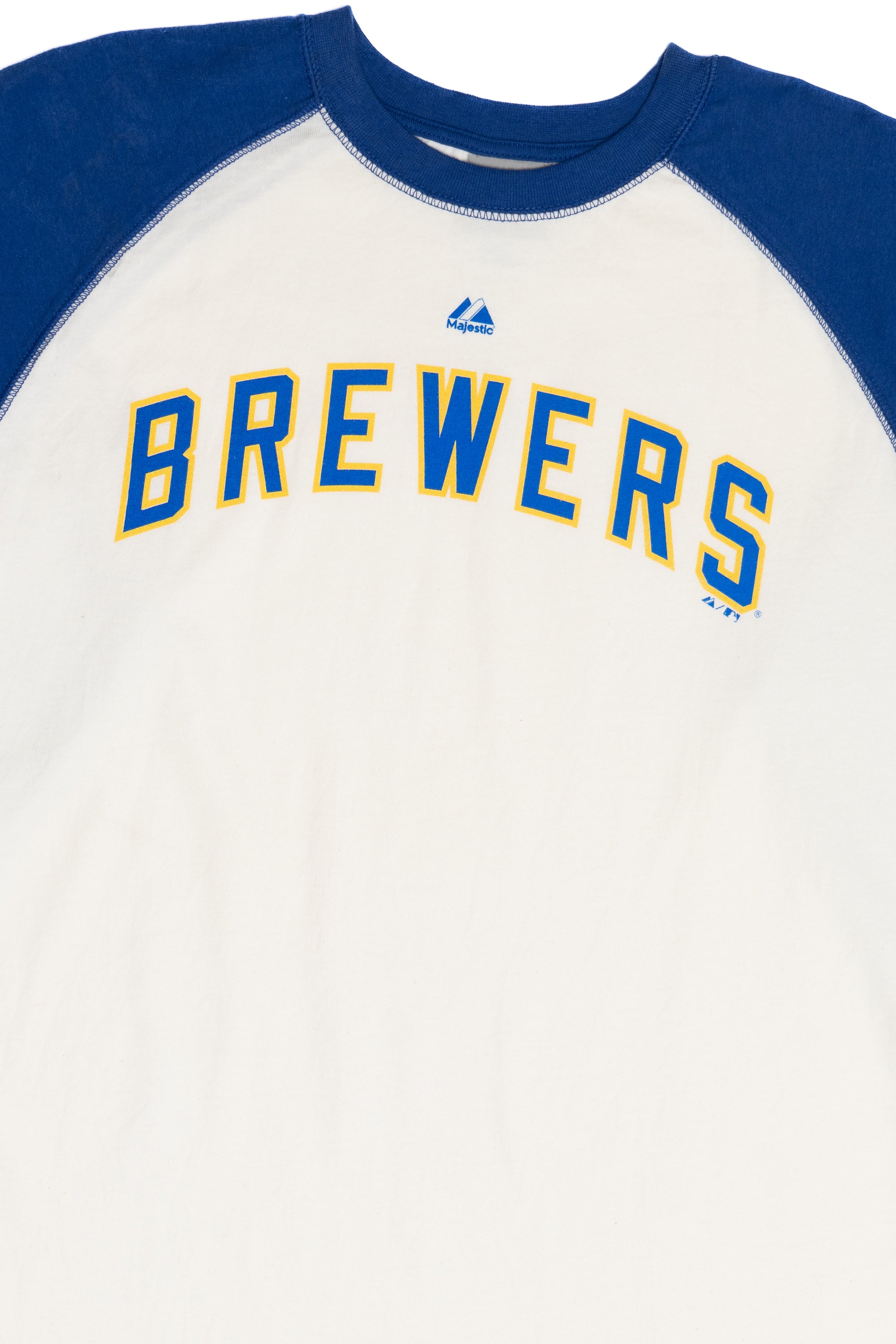 Vintage Milwaukee Brewers MLB Raglan Baseball T-Shirt (2000s)