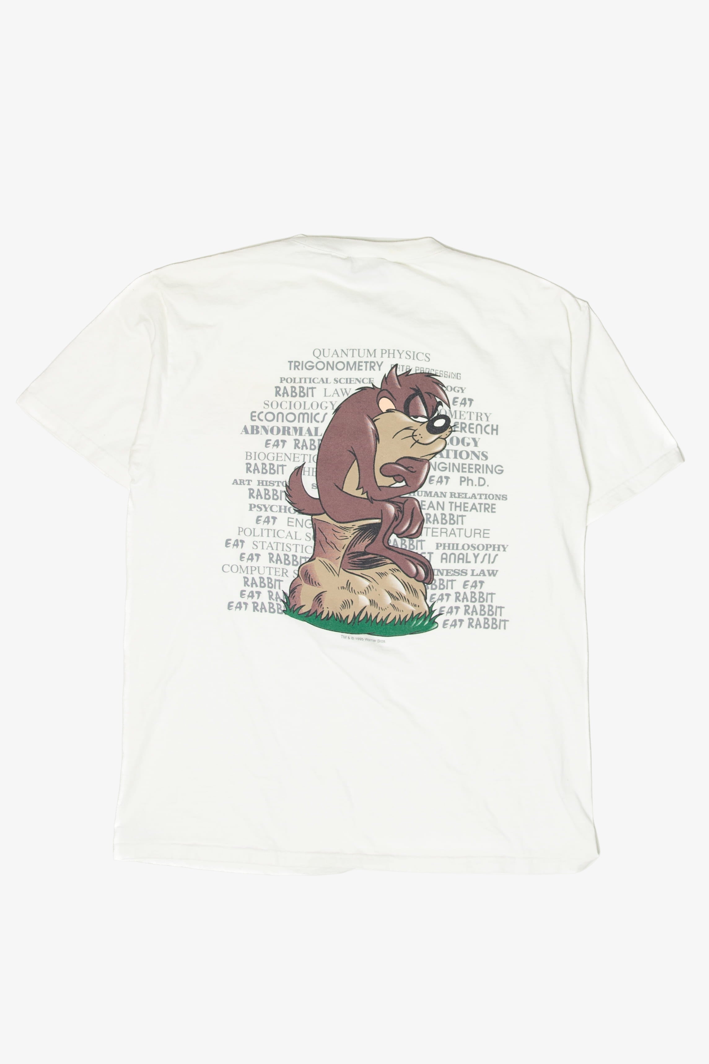 Vintage Taz Thinking Wingate Looney Toons T-Shirt (1990s)