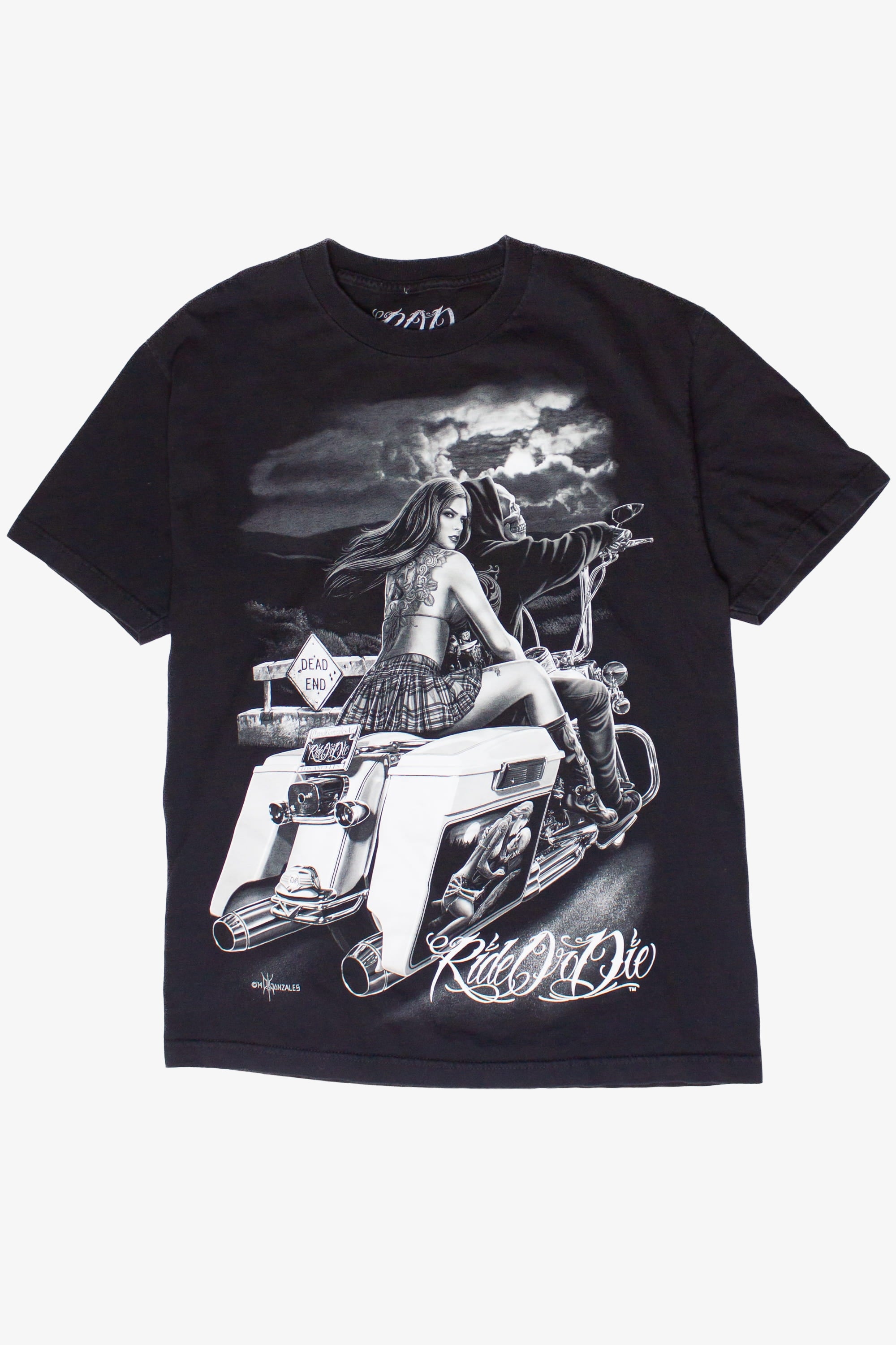 Ride Or Die Graphic Motorcycle T-Shirt