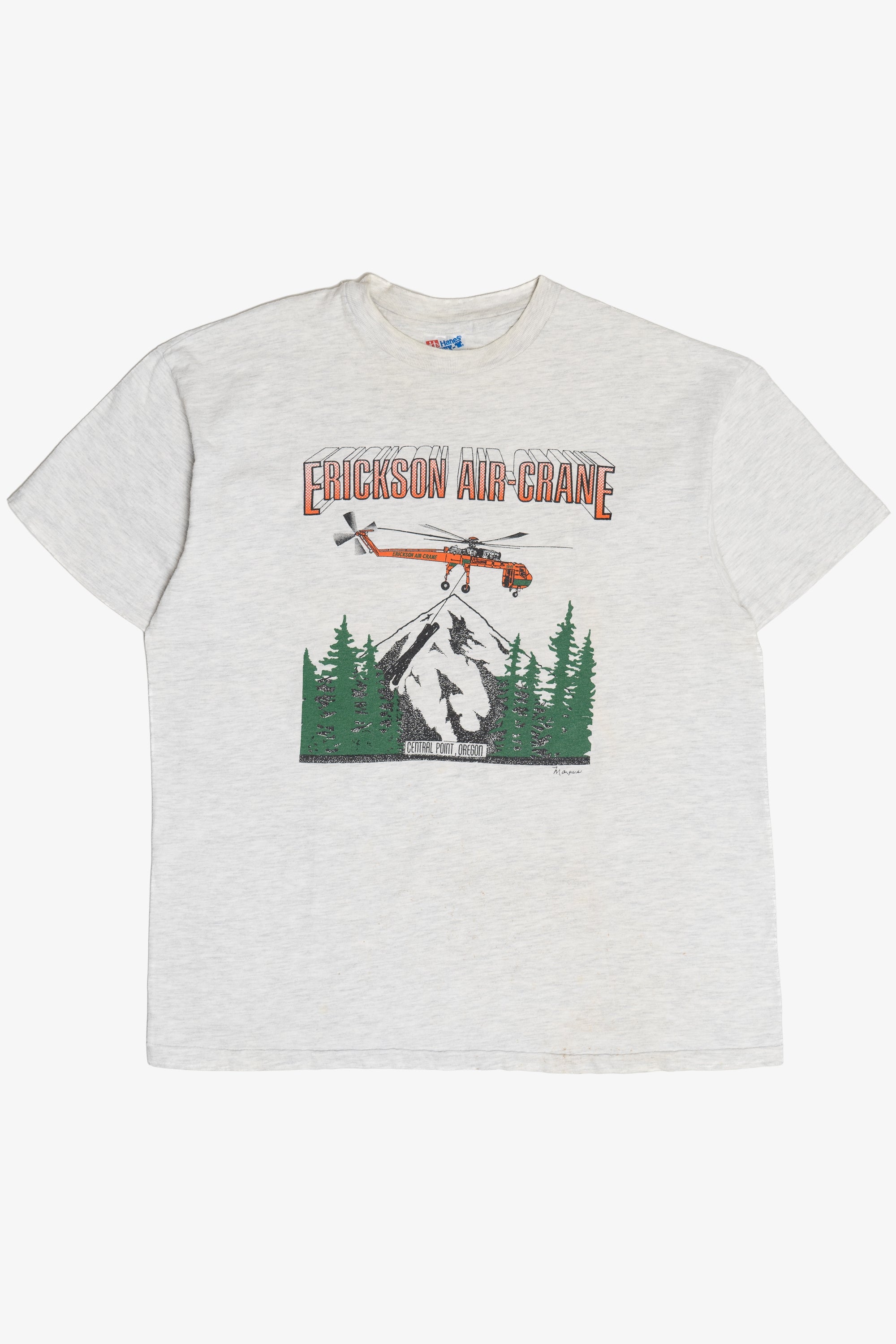 Vintage "Erickson Air Crane" Single Stitch T-Shirt (1990s)