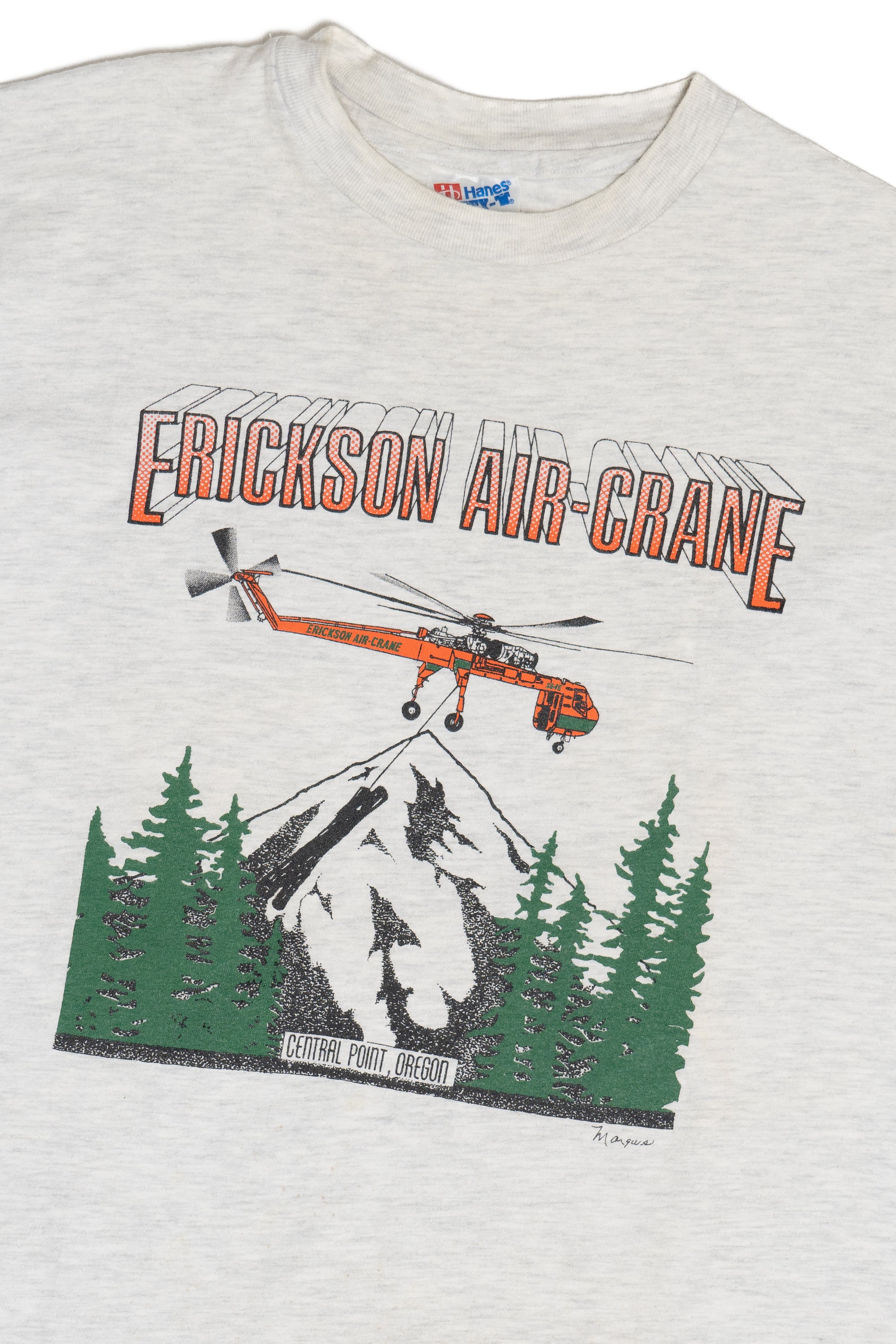 Vintage "Erickson Air Crane" Single Stitch T-Shirt (1990s)