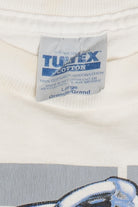 Vintage 1996 Signed Denver Broncos NFL Distressed T-Shirt (1990s)