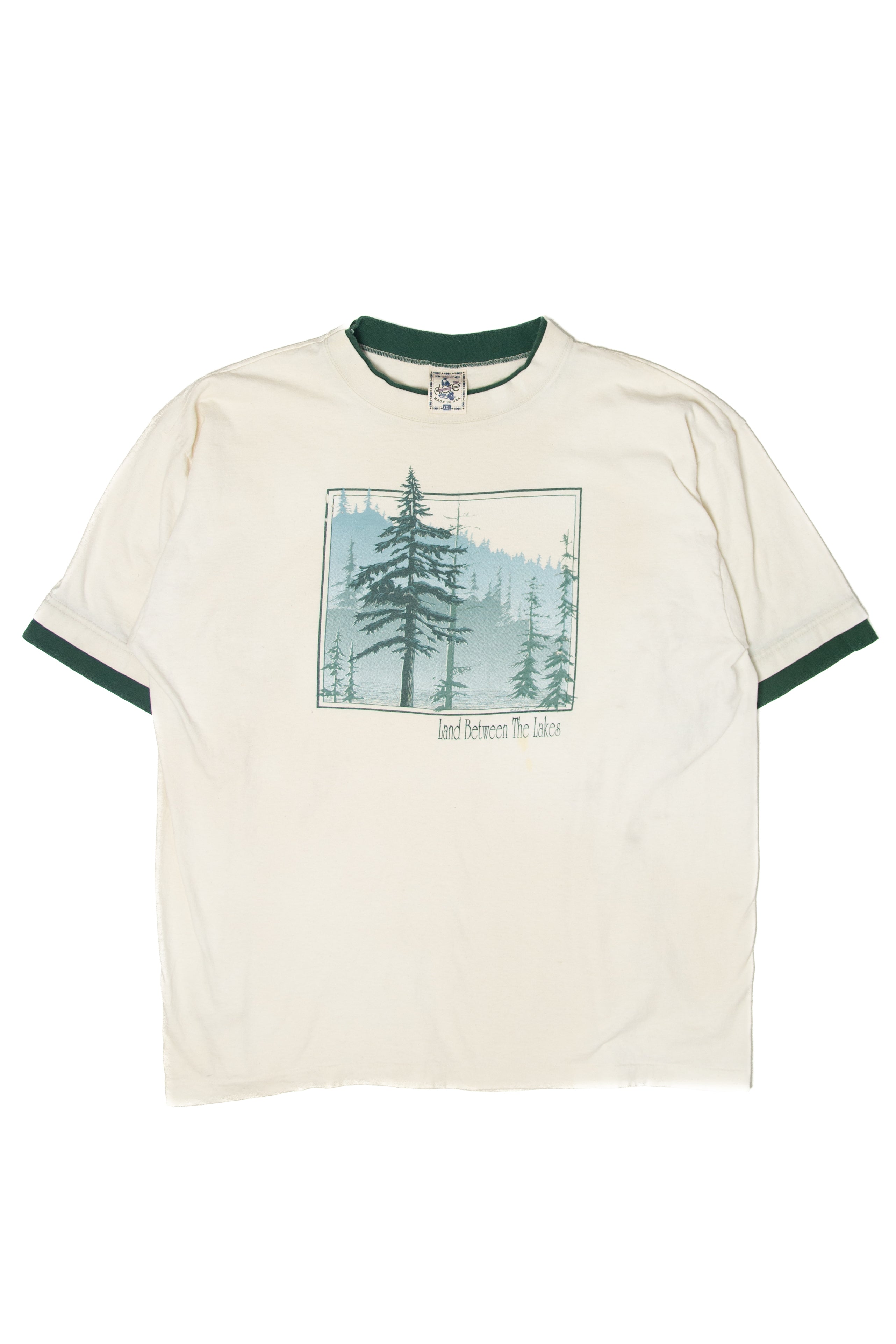 Vintage Distressed "Land Between the Lakes" Alore T-Shirt (1990s)