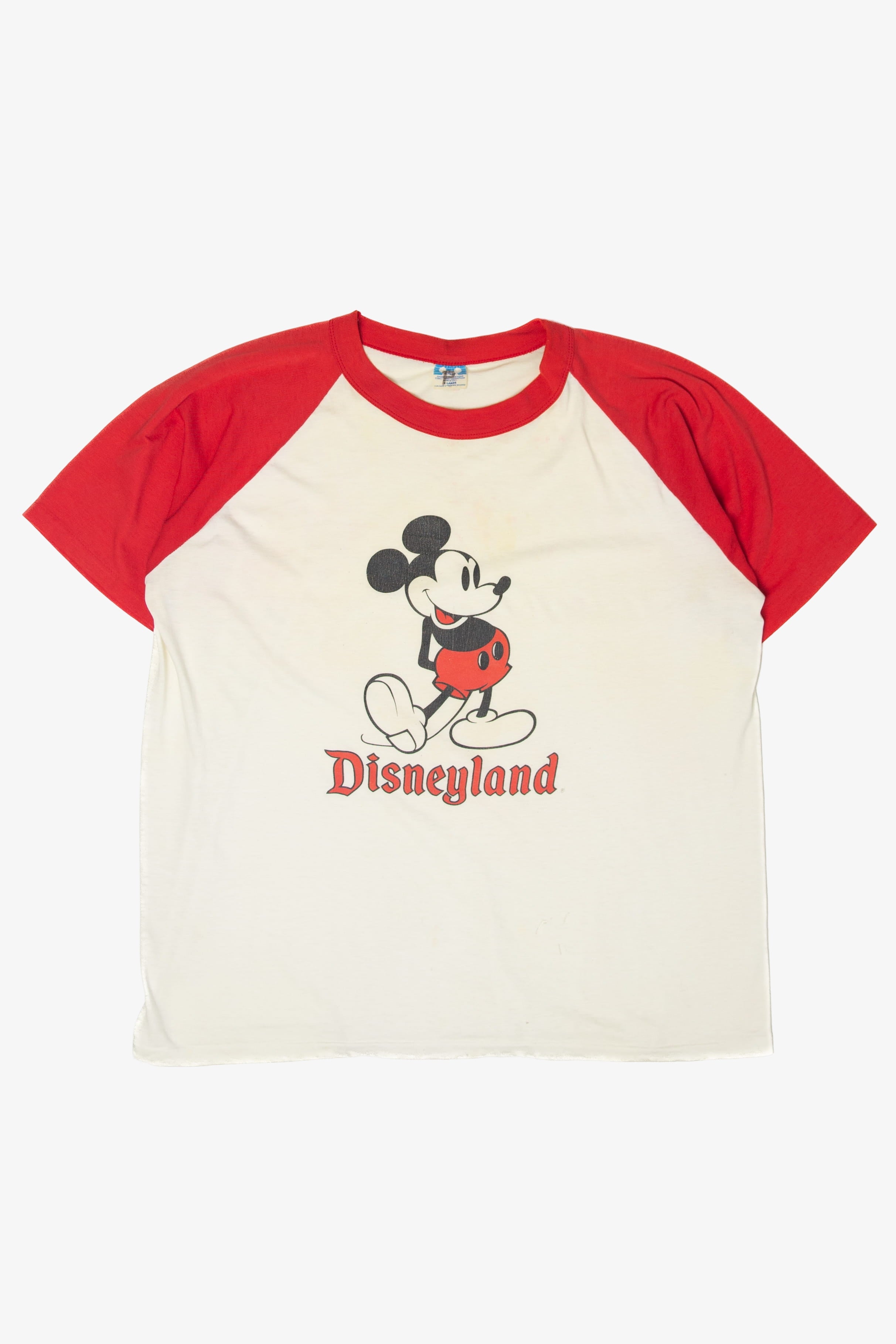 Vintage Distressed Disneyland Mickey Mouse T-Shirt (1980s)
